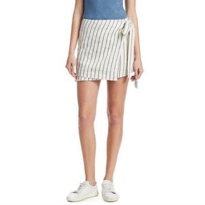 theory wrap tie skirt